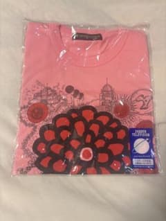 24時間テレビ 草間彌生×大野智 チャリTシャツ ピンク SSサイズのサムネイル