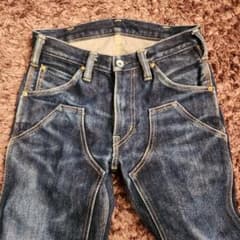 IRON HEART 822 21ozセルビッチデニム ダブルニーロガージーンズ