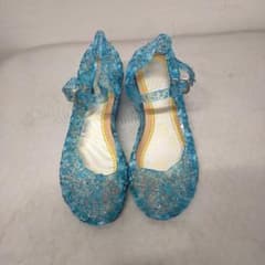 ラメ入り青フラットシューズのサムネイル