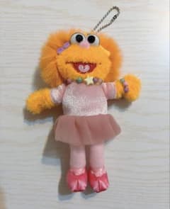セサミストリート　ゾーイ　ぬいぐるみキーホルダーのサムネイル