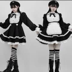 DimMoire 絶メイドワンピース Black&White Mサイズ - メルカリ