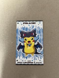 メガリザードン ポンチョピカチュウ 名刺カード ポケモンセンター 特典 2015 メガリザードン ポンチョピカチュウ 名刺カード ポケモンセンター 特典