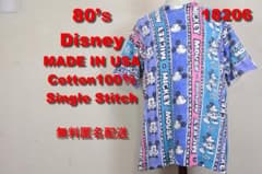 80's ミッキー ディズニー公式 シングルステッチ USA製 18207 90