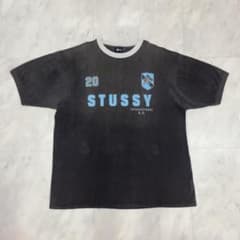 STUSSY ステューシー リンガーTシャツ 90s 紺タグ ヴィンテージ XLのサムネイル