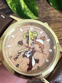 希少 レトロ Disney Chip & Dale 腕時計 - メルカリ