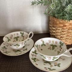 【新品未使用】WEDGWOOD カップ＆ソーサー 2客のサムネイル