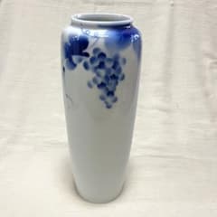 新品未使用】有田焼 深川製磁 ブルーワイナリーシリーズ 陶器花瓶