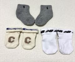 ベビー靴下 3足セット Champion・New Balance・Poloのサムネイル