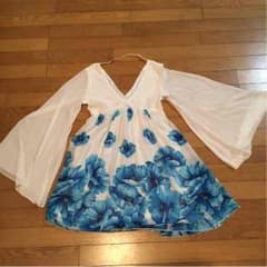 夏色 ワンピース Lサイズのサムネイル