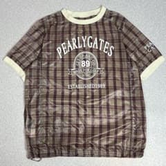 PEARLY GATES パーリーゲイツ プルオーバー 半袖スニードジャック Lのサムネイル