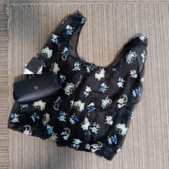 新品未使用 アナスイ ANNA SUI チュールエコバッグ　ケース付のサムネイル