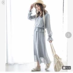 Heather シフォンブラウスセットアップワンピースのサムネイル