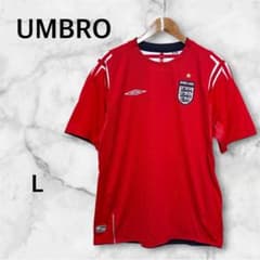 UMBRO イングランド サッカーシャツ ユニフォームデザイン【L】レッド