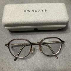 Ａ*様 OWNDAYS クリアブラウン メガネ 度入りのサムネイル