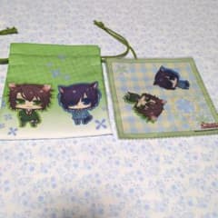 オトメイト 薄桜鬼SSL 沖田総司＆斎藤一 巾着＆マイクロフィーバー