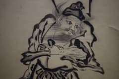 真作/法橋幽斎/鐘馗図/布袋屋掛軸HH-123 真作/法橋幽斎/鐘馗図/布袋屋掛軸HH-123 - メルカリ