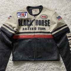 カドヤ レザージャケット BLACK HORSE M パンチングレザー - メルカリ