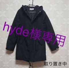 【hyde様専用！！！】  新品 VANQUISH 中綿 モッズ コート 黒のサムネイル