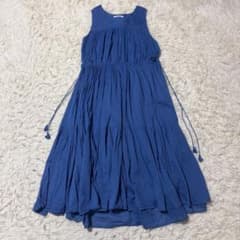 どるぴヌキテパ インド綿　ギャザー ティアード ロングワンピース マキシ丈 どるぴ様専用ヌキテパ インド綿 ギャザー ティアード ロングワンピース
