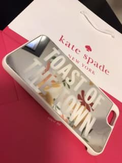 ケイトスペード♡iPhone6 6s ♡ホワイト×シルバーのサムネイル