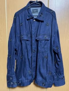 即購入OK】HARE フラワーシシュウデニムジャケット【値下げ交渉OK 