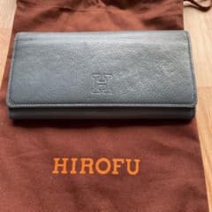 BECKHAM様専用　ヒロフ　センプレ長財布　インクブルーのサムネイル