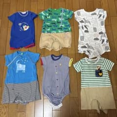 カバーオール　男の子　まとめ売り　80のサムネイル