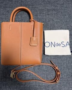 【超美品】MAISON de SABRE ミニソフトトート ショルダーバッグ