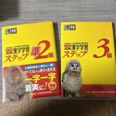 漢検 3級 準2級　漢字学習ステップのサムネイル