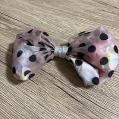 fafa ヘアゴム ピンク系 水玉模様のサムネイル