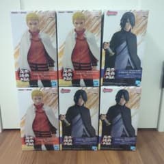 NARUTO 인계 조형 열전 우즈마키 나루토 우치하 사스케 6체 세트