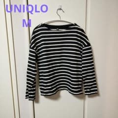 UNIQLO M ストライプ 長袖Tシャツのサムネイル