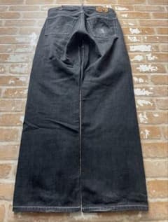 古着　リーバイス　Levis 503 ブラックデニム　ヒゲ　ダメージデニムのサムネイル