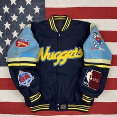 超希少・美品 NBA JH DESIGN ジェフハミルトン ナゲッツ スタジャン 