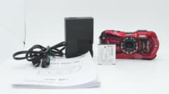 G2035】 RICOH WG-30 レッド 充電器等付属 リコー - メルカリ