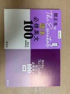 関正生のThe Essentials 語法必修英文100のサムネイル
