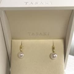 美品】TASAKIフックタイプ k18ピアス8.4mm - メルカリ