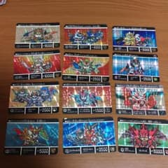 SDガンダム カードダス 円卓の騎士 プリズム キラ 12枚セットのサムネイル