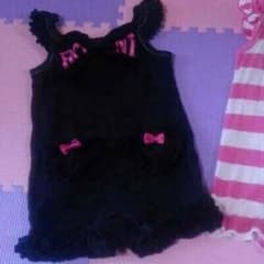 pink♡様  専用!!  Roni  ロンパース 黒のみのサムネイル