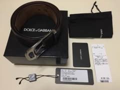 《値下げ！》DOLCE&GABBANA  ドルチェ&ガッバーナ レザーベルトのサムネイル