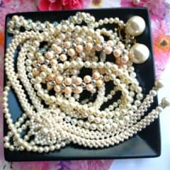 ★眠りの森のパール姫★ パール ネックレス イヤリング アクセサリー まとめ売り