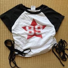 MIDNIGHT MOVE ラグランTシャツ 星柄 89のサムネイル