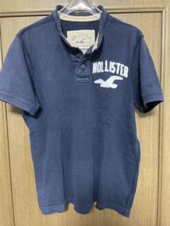 HOLLISTER ホリスター 半袖Tシャツ S ネイビー ヴィンテージ加工のサムネイル