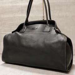 極美品✨トッズ トートバッグ 肩掛け A4◎ 大容量 ビジネス オール