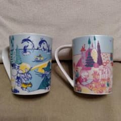 무민 사계절 테마 머그컵 세트 신품 MOOMIN