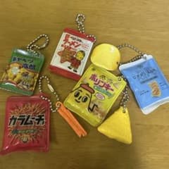 ミニチュア お菓子 キーホルダー 5点セットのサムネイル