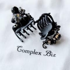 Complex Biz シャイニーストーン BK-M ブラック - メルカリ