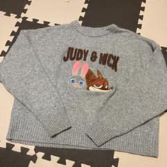 JUDY & NICK キャラクター刺繍 ニット セーターのサムネイル