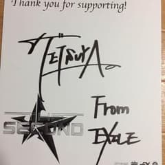 TETSUYA サイン色紙のサムネイル