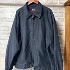 90s ポロ バイ ラルフローレン スイングトップ ネイビー 裏地チェック